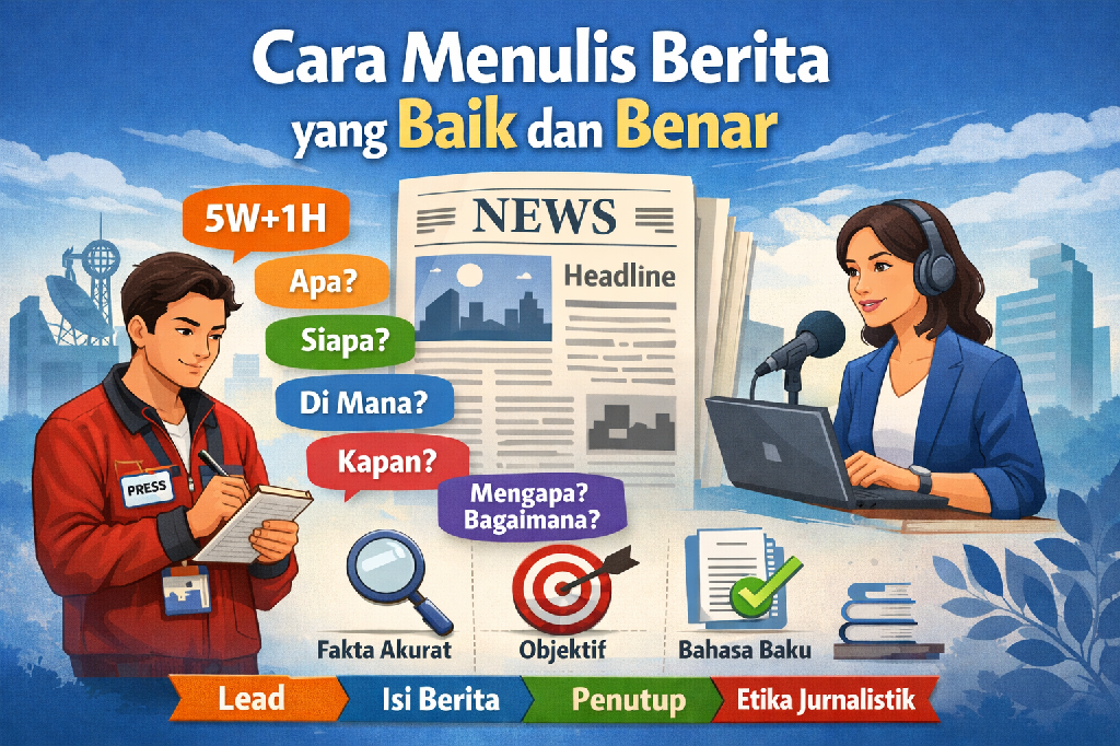 Cara Menulis Berita yang Baik dan Benar